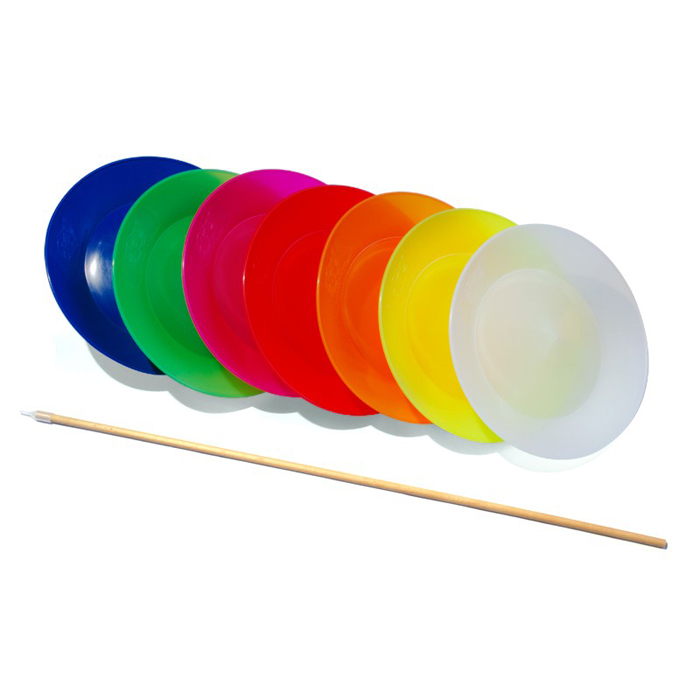 Assiette Play Souple Fluo