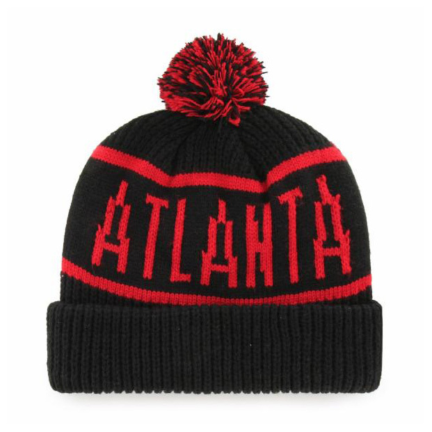 BEANIE MLB ATLANTA BRAVES CALGARY CUFF KNIT BLACK