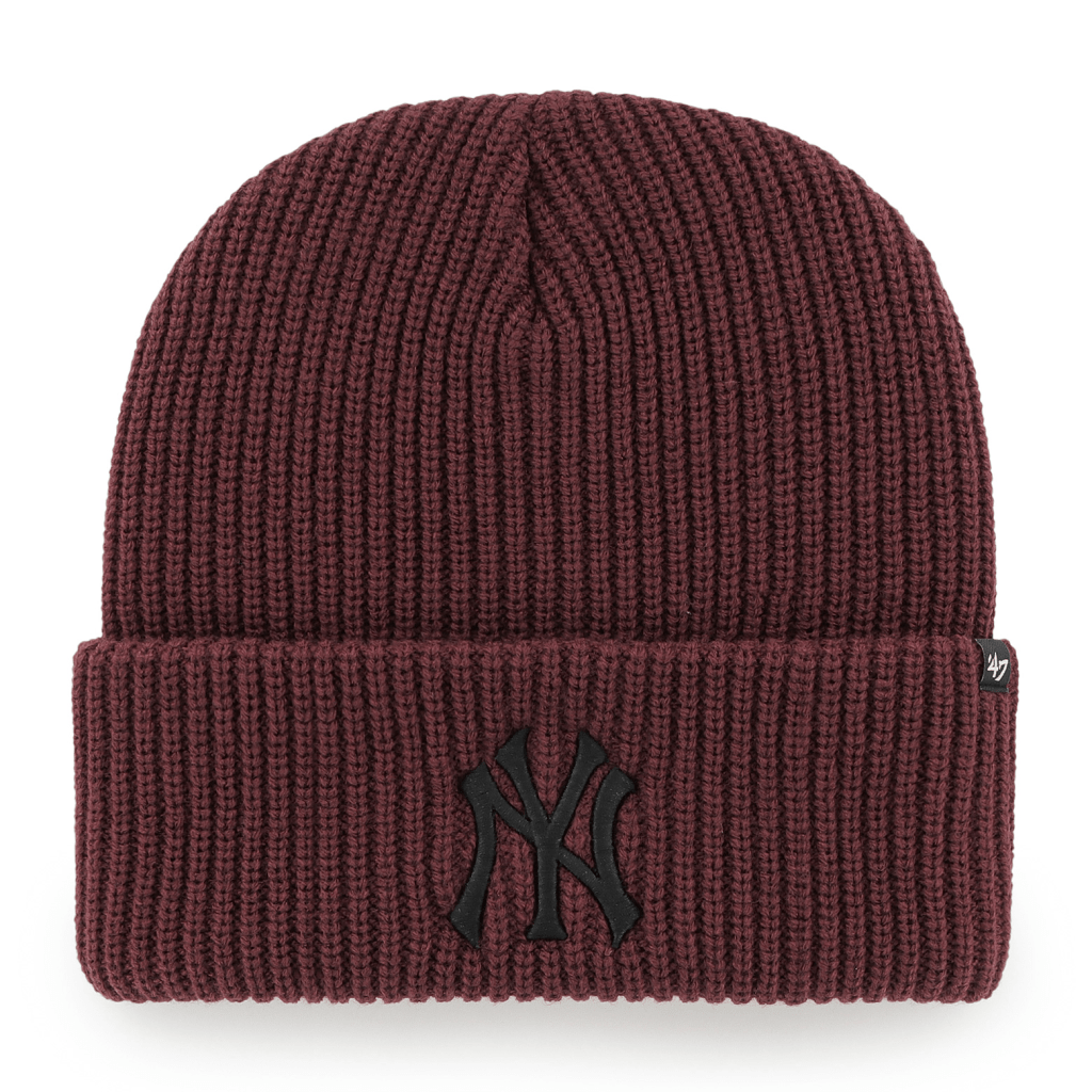 BEANIE MLB NEW YORK YANKEES UPPER CUT DARK MAROON