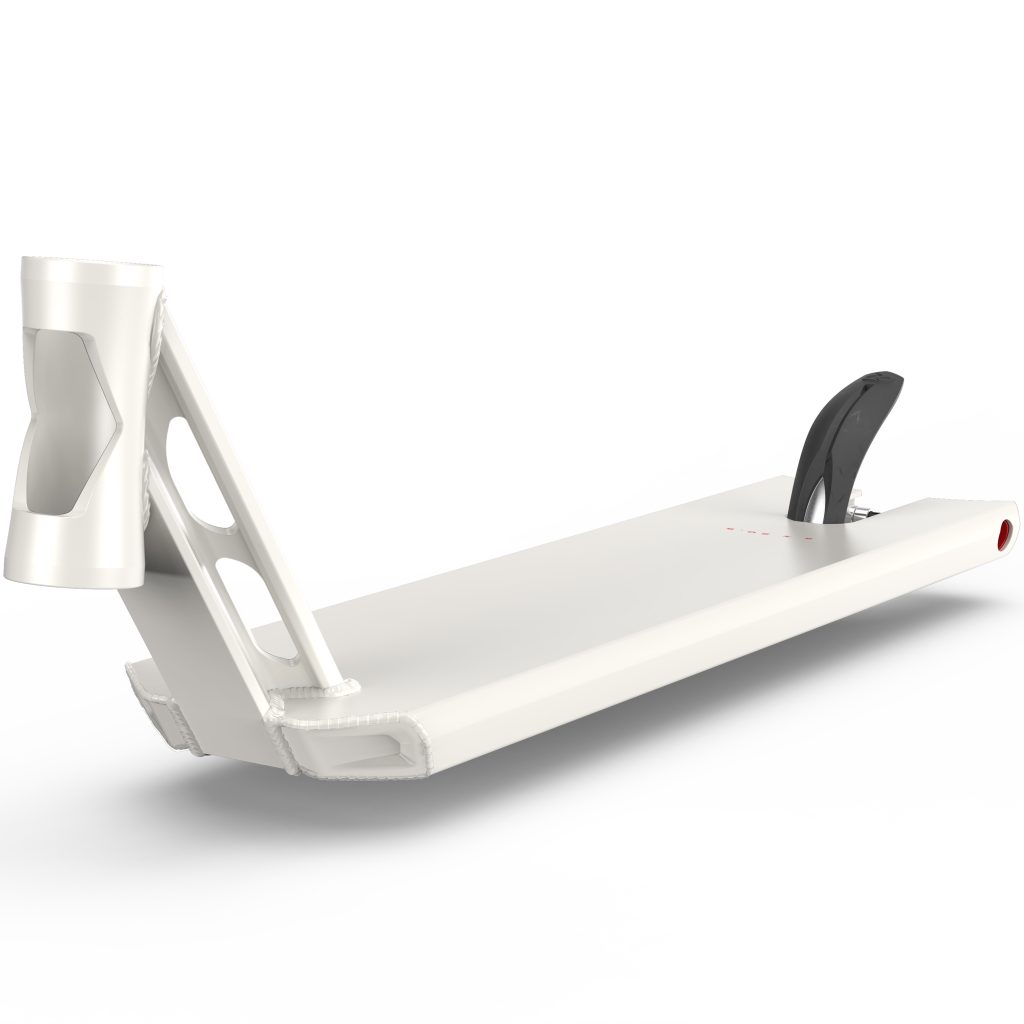 Deck carré Fuzion Entropy Boxed 2022 pour trottinette freestyle, deux tailles disponibles, compatible roues 30 mm