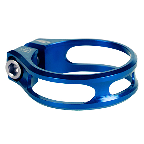 Simple vis Titane Bleu 31.8 mm