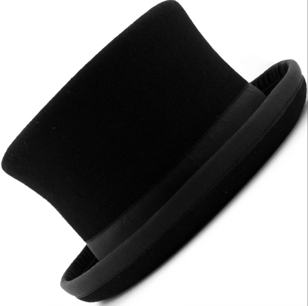 Chapeau Haut de forme Noir