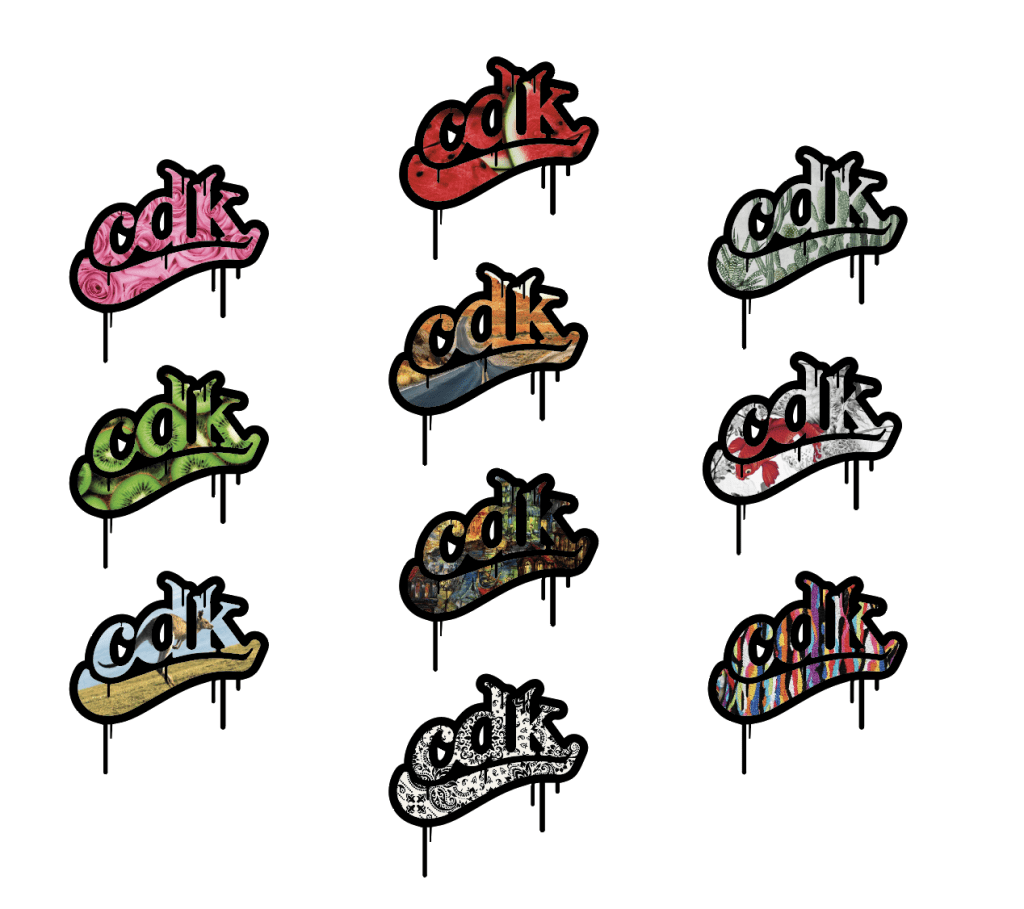 Pack de 10 Blended Stickers 2024