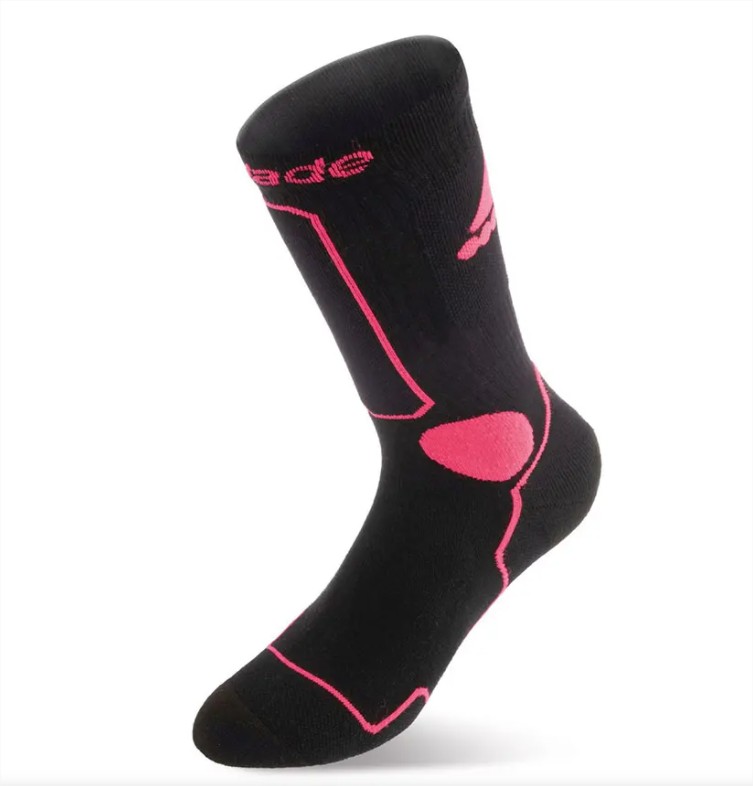 SKATE SOCKS W Noir Rose