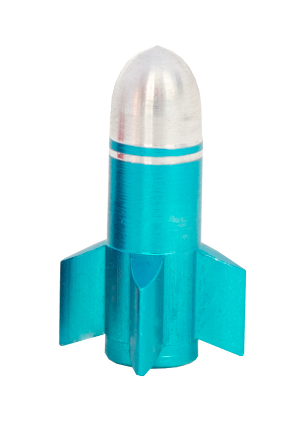 Bouchon de valve Fusée Bleue