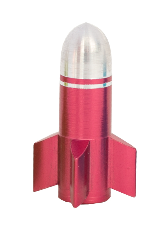Bouchon de valve Fusée Rouge