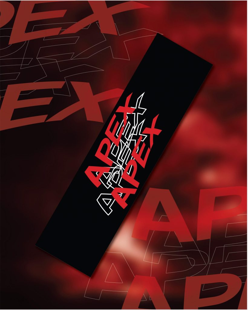 Grip trottinette freestyle Apex Wave avec grain fin et motif ondulé