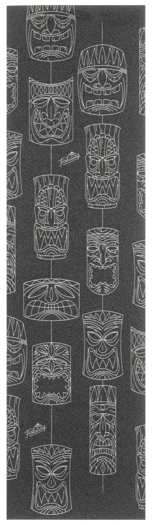 HOLIDAY GRIP PLAQUE TIKI CRAZW CLEAR 9 X 33