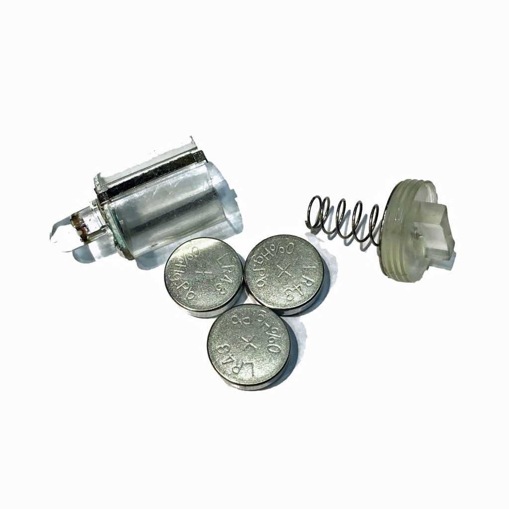 Diode + piles + interrupteur