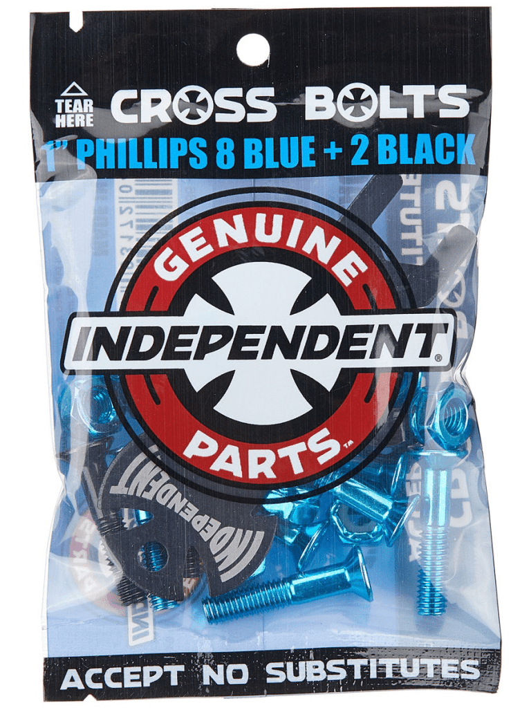 VISSERIE (JEU DE 8) GP PHILLIPS 1 POUCE BLUE BLK