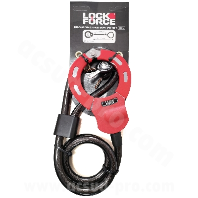 ANTIVOL A MENOTTE LOCKFORCE MERCURE CABLE 1 m Ø15
