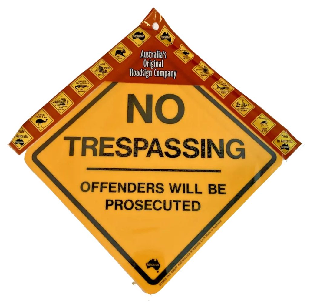No Trespassing