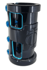 OATH_BLEU Collier de serrage SCS Oath Carcass noir, compatible 31.8 mm et 34.9 mm, pour trottinette freestyle