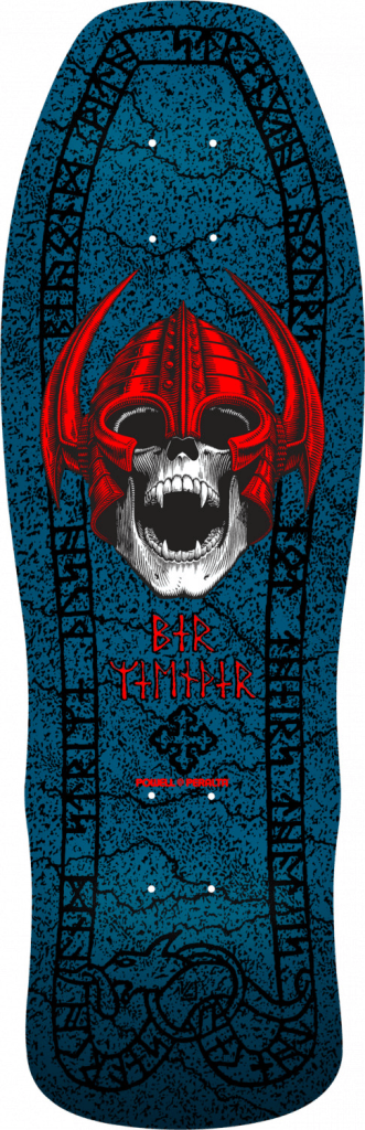 DECK REISSUE WELINDER SKULL BLUE 9.62 X 29.7