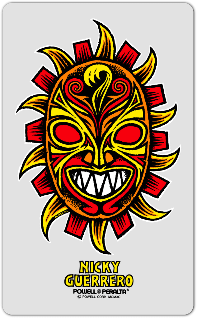 STICKER NICKY GUERRERO MASK
