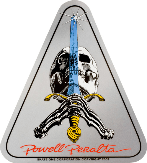 STICKER RAY RODRIGUEZ SKULL SWORD 4"