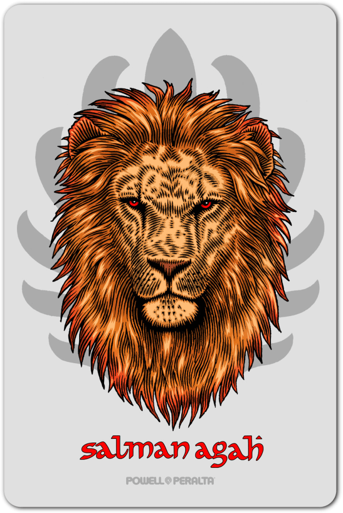 STICKER SALMAN AGAH LION