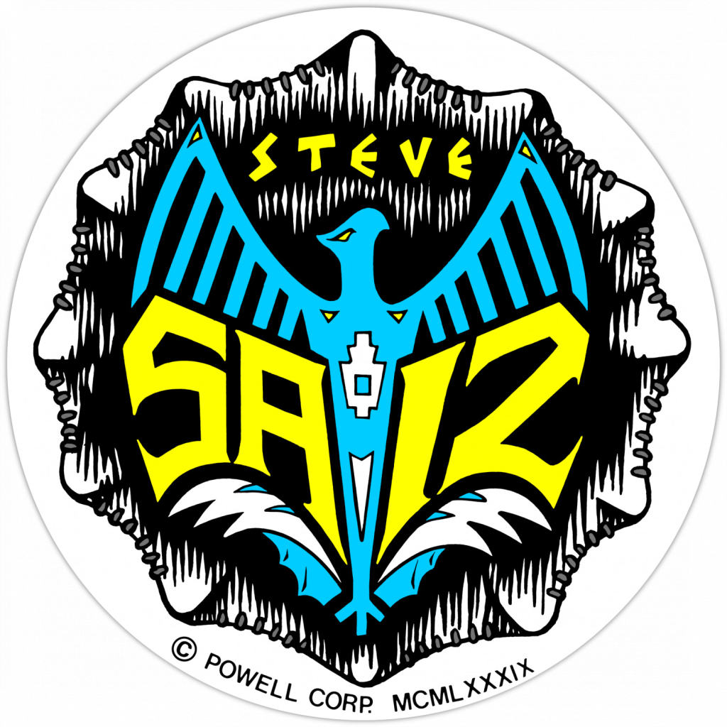 POWELL PERALTA STICKER STEVE SAIZ TOTEM