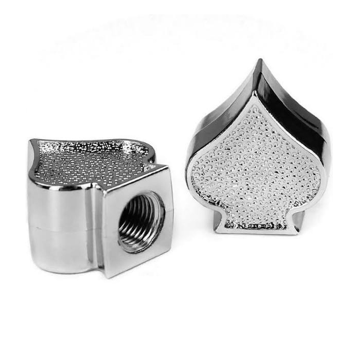 Bouchon de valve Pique chromé