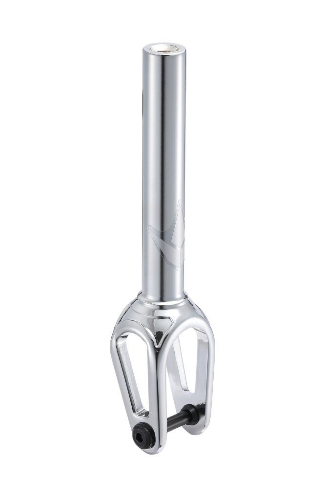 Fourche Blunt Prodigy S2 noire pour trottinette freestyle, aluminium CNC, système IHC inclus