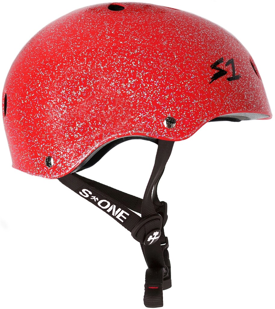 S1 Lifer Helmet Red Gloss Glitter