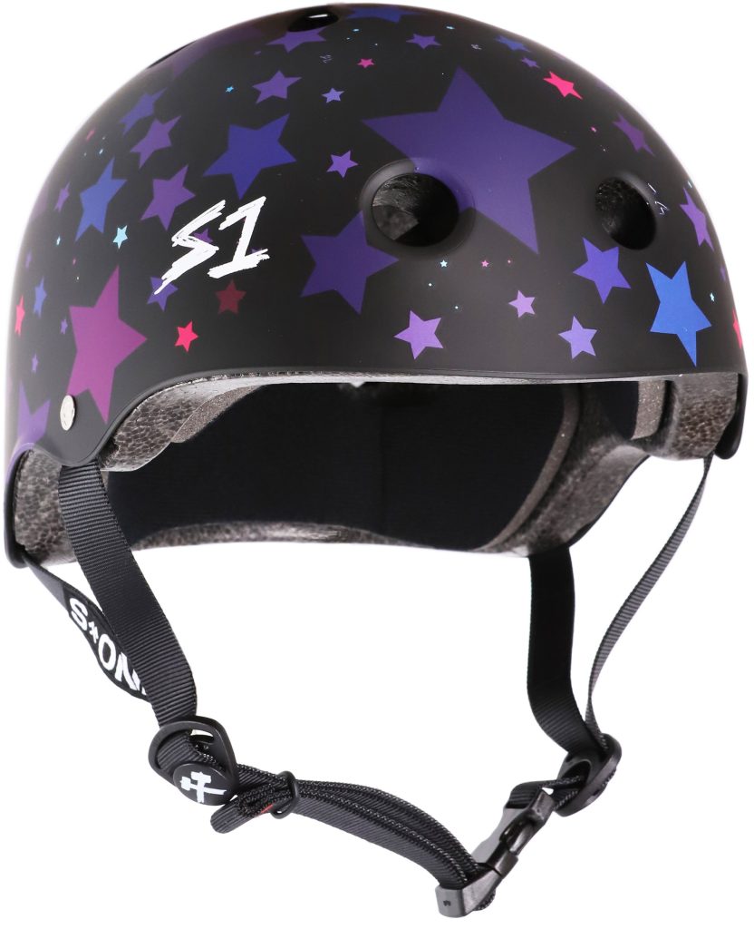 S1 Lifer Helmet Matt Black Stars