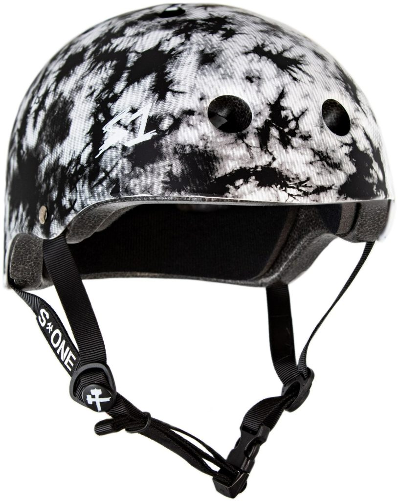 S1 Lifer Helmet Black & White Tie Dye