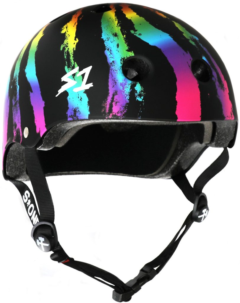 S1 Lifer Helmet Black Matte Rainbow