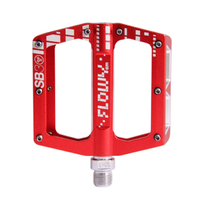 Pédales Flowy Alu Rouges