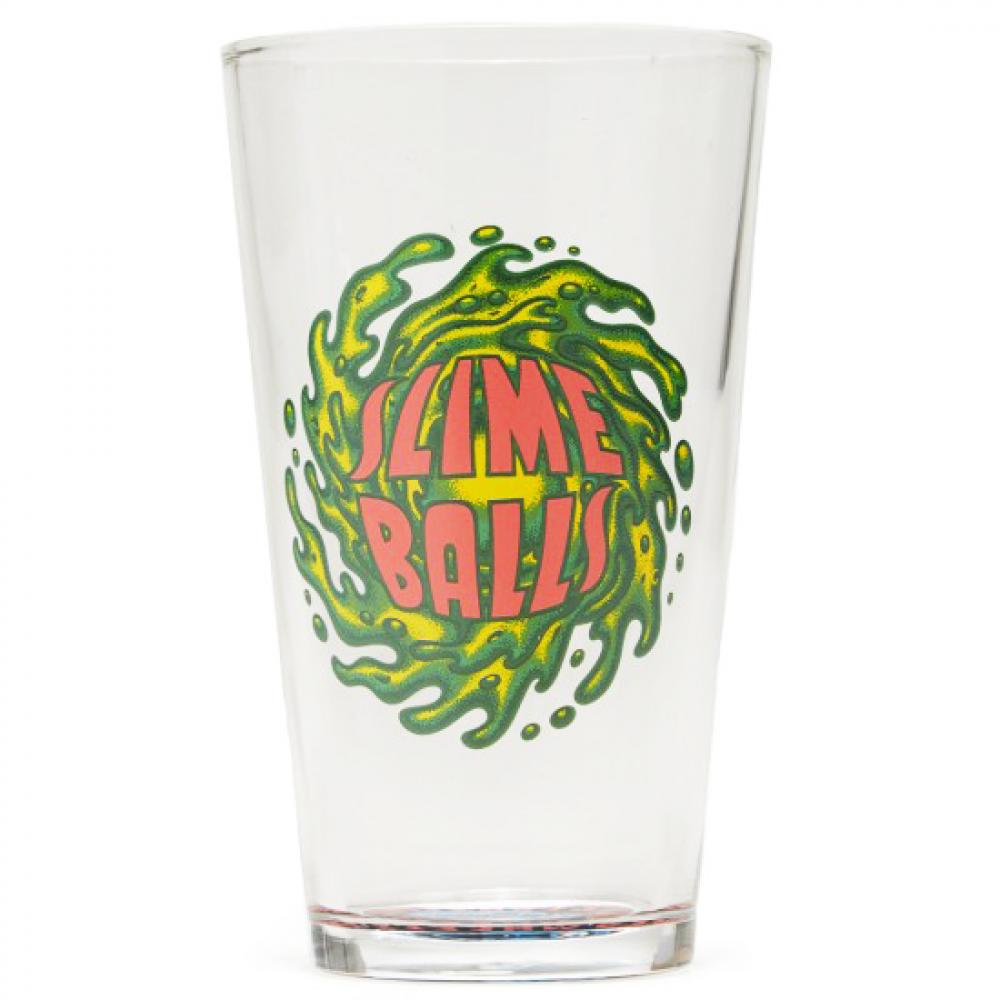 Skull Pint Glass Clear