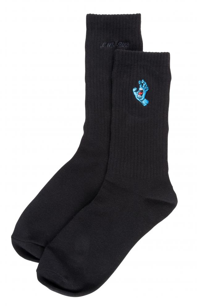 Screaming Mini Hand Socks Black