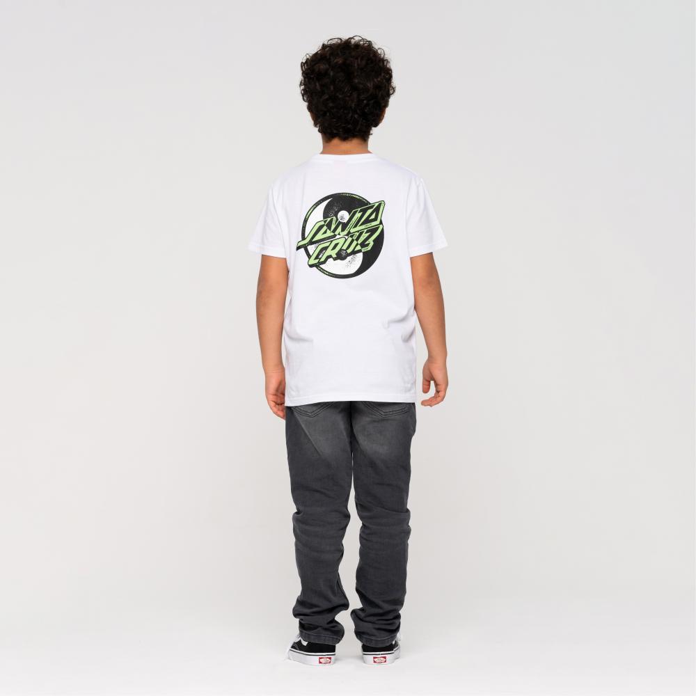 Youth Yin Yang Dot T-Shirt White