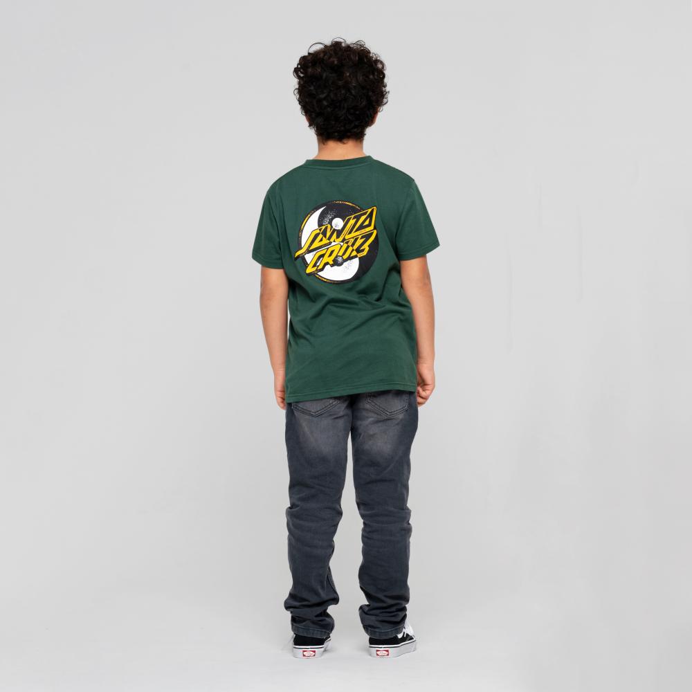 Youth Yin Yang Dot T-Shirt Cedar