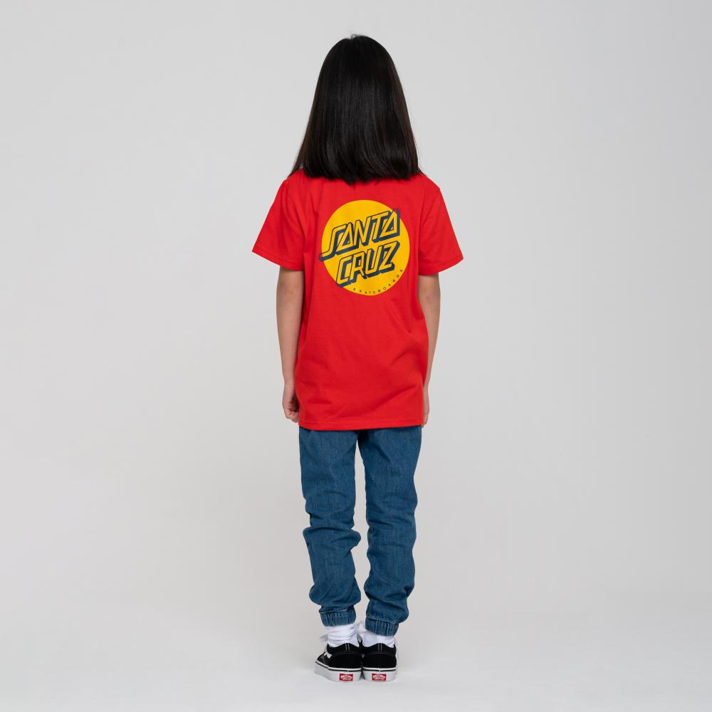 Youth Shadowless Dot T-Shirt Artisinal Red