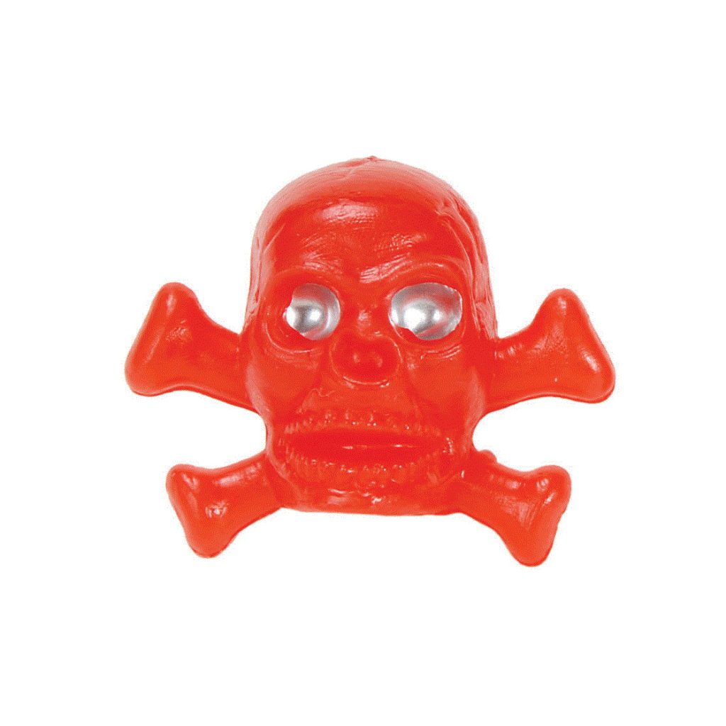 Bouchon de valve Skull rouge