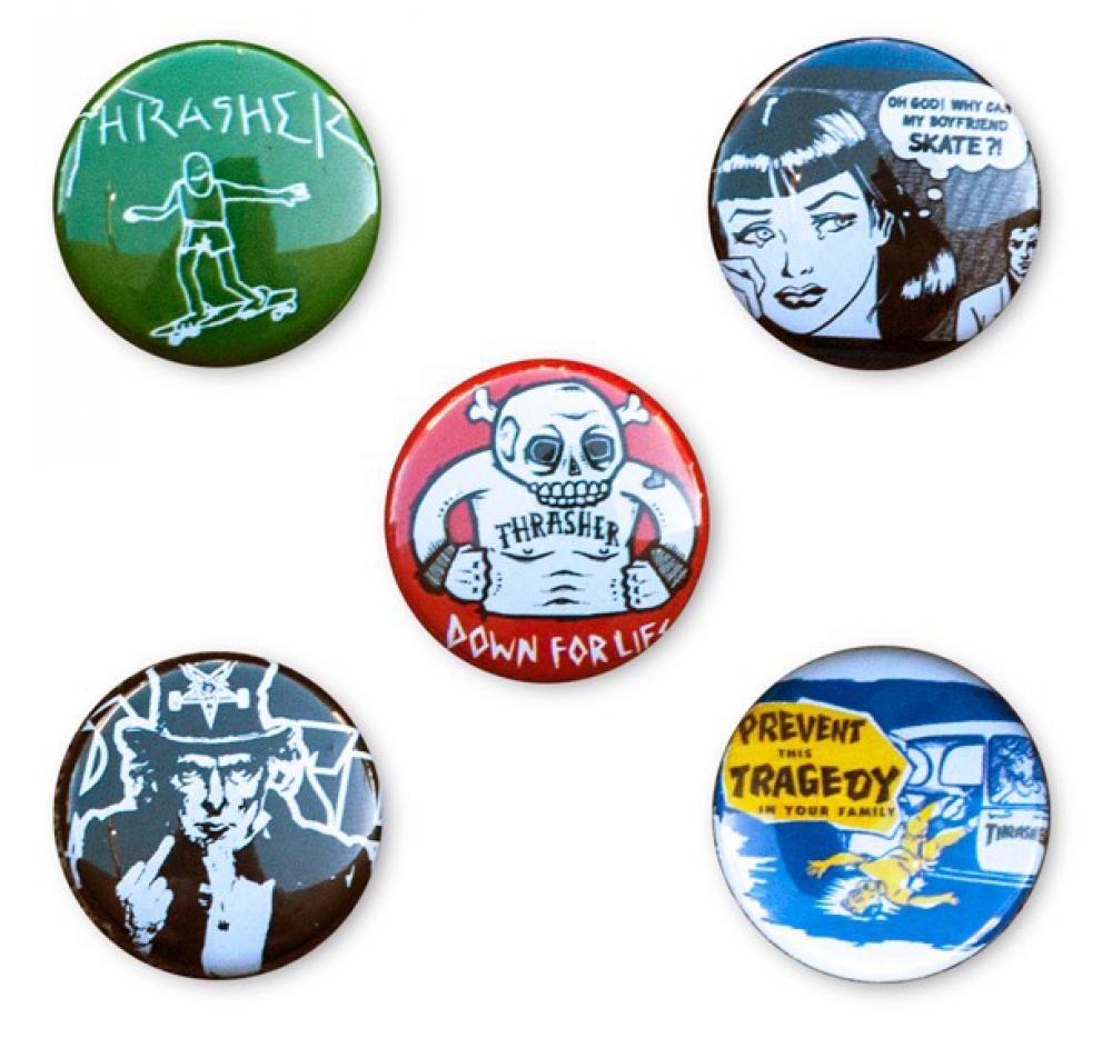 BUTTONS (PACK DE 5) USUAL SUSPECTS