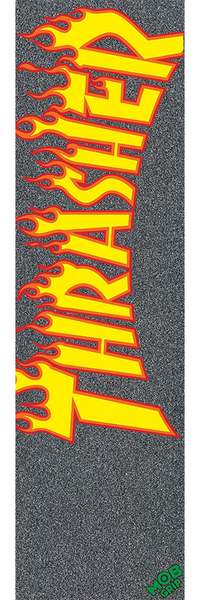 GRIP PLAQUE MOB THRASHER FLAME LOGO