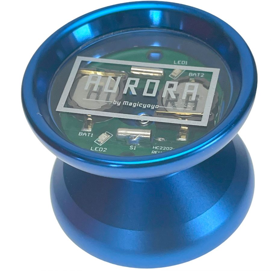 Yoyo Lumineux Aurora Bleu