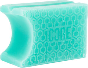Bloc de cire CORE Epic Skate Wax avec rainures pour ledges et rails – bleu canard