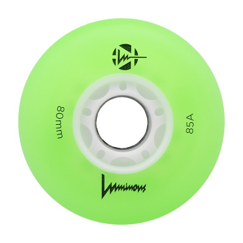 Luminous Wheels Green Apple Glow 80 mm/85A