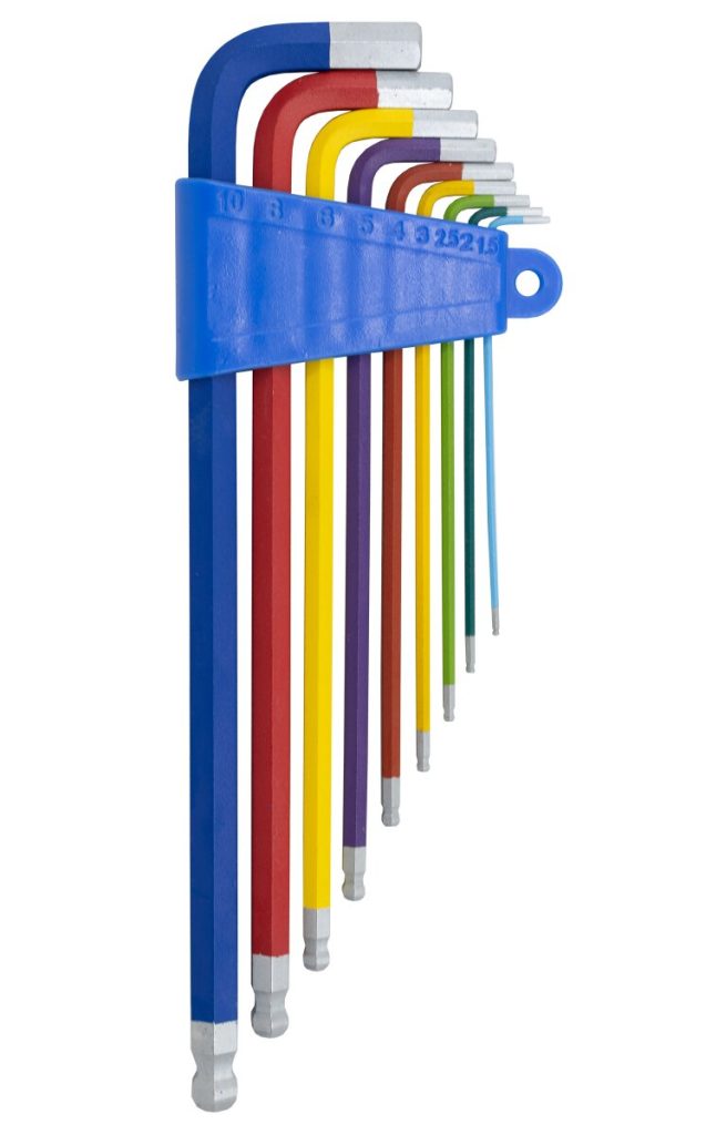Clés Allen Couleur