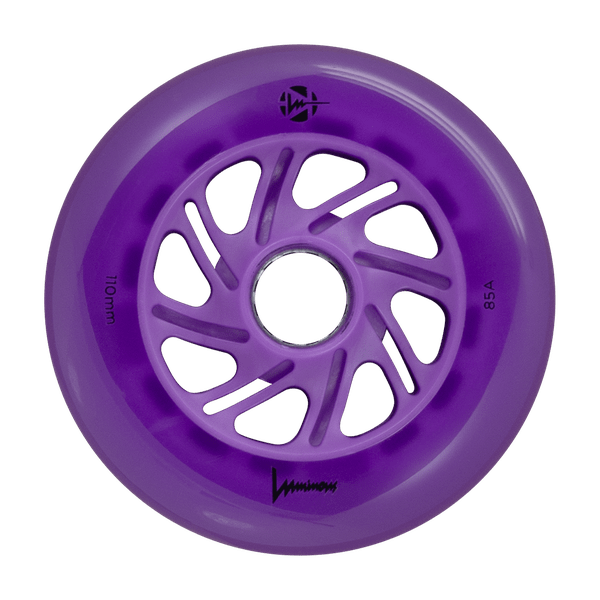 Luminous Wheels Purple 110 mm/85A