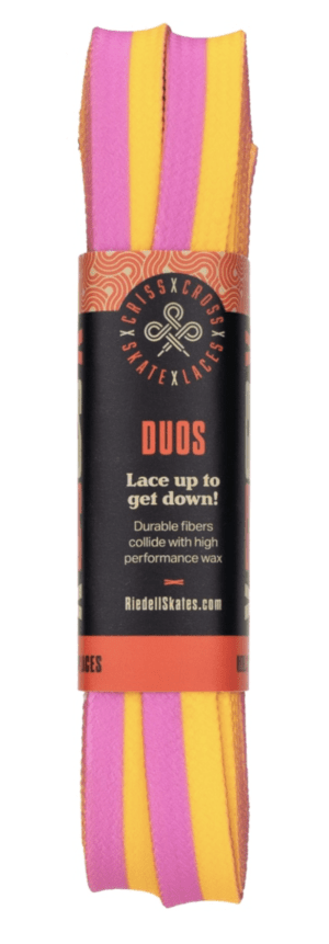 CRISS_CROSS_DUO_PINK_YELLOW Lacets Criss Cross 228 Cms Pink Yellow