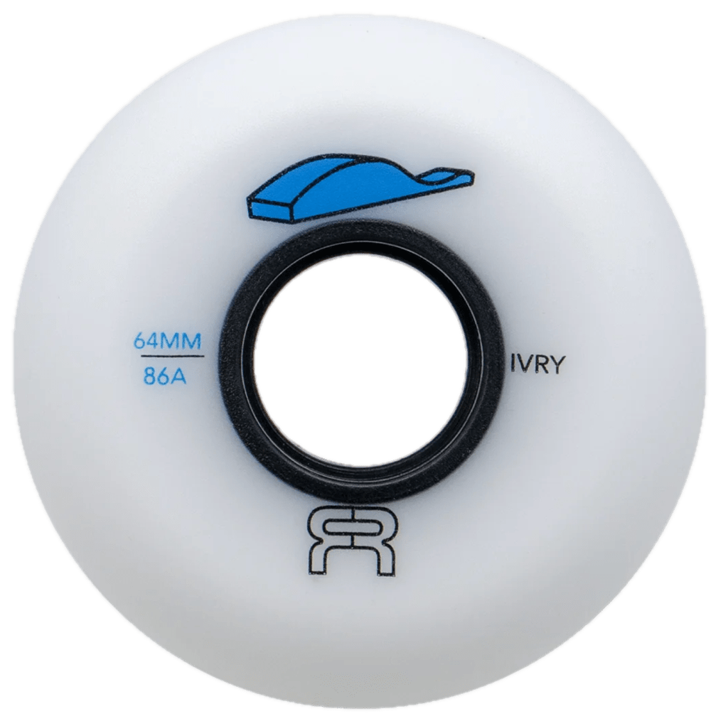 roue blanche de roller Ivry Wheels 64 mm/86a