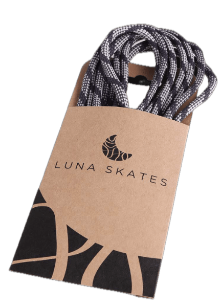 Lacet Luna skate 220 cm Bleu Blanc