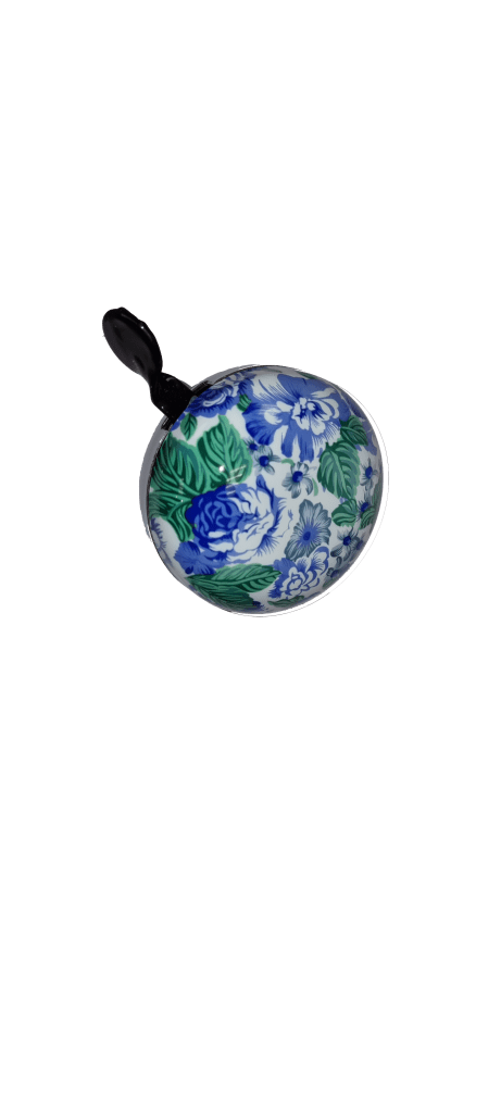 Sonnette Velo Fleur bleu/vert