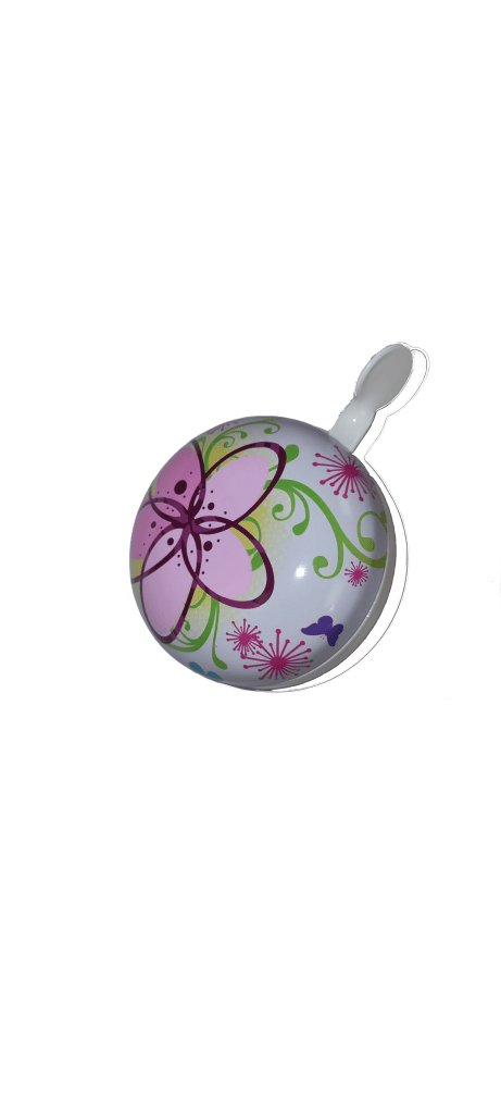 Sonnette Vélo Fleur Rose