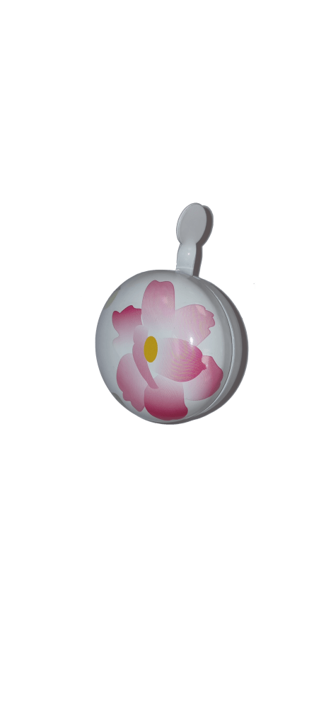 Sonnette Vélo Fleur Rose
