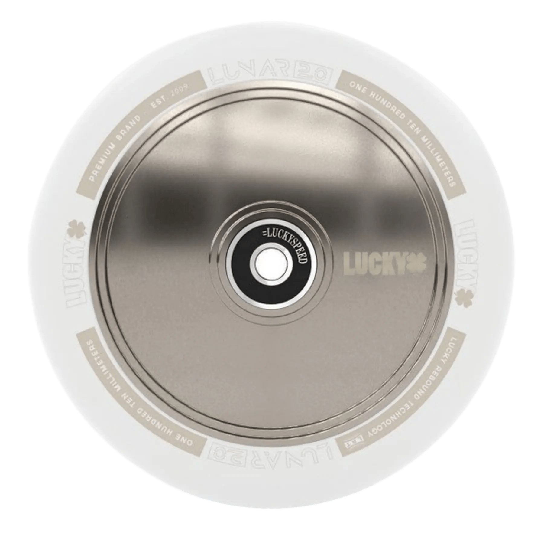 Roues de trottinette Lucky Lunar Raw 110 mm