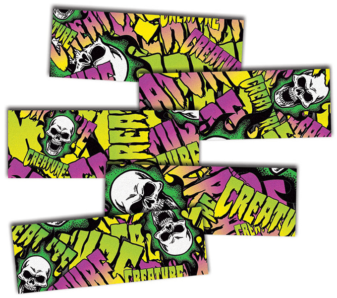 Creature Grip Plaque Logo Collage